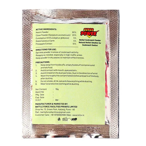 kitto Super Power Cockroach Organic Powder